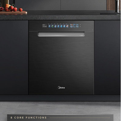 可開發票量大優惠Midea/美的 S66家用15套嵌入變頻洗碗機熱風烘干四星消毒商場同款