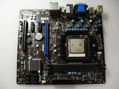 【大老二手電腦】微星MSI A55M-P35 Socket FM1主機板+AMD A6-3500 CPU