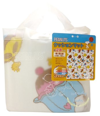 【現貨】【wendy kids】日本 Snoopy 史努比 野餐墊 180x180cm 約4~5人使用 附收納提袋