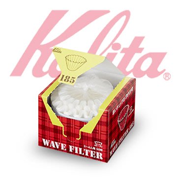 【日本】Kalita 185系列濾杯專用酵素漂白蛋糕型波紋濾紙(50入) (0819088)