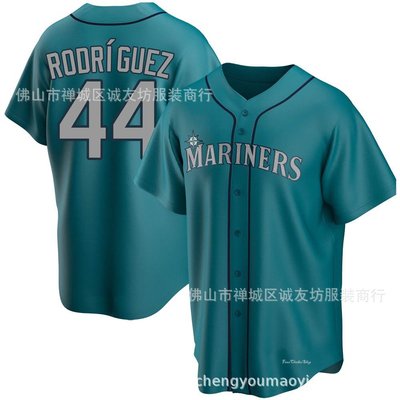 現貨球衣運動背心水手 44 綠色 球迷 棒球服球衣 MLB Rodriguez baseball Jersey