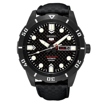 限量錶款 SEIKO 精工錶 盾牌五號 機械錶(SRP721J1)-黑/46mm