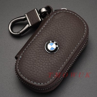 寶馬 真皮鑰匙包 BMW 適用於寶馬全車系BMW X1Touring bmw z4 gt  BMW X3 X4-飛馬汽車