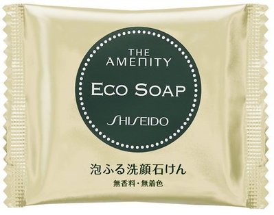 日本 資生堂 SHISEIDO THE AMENITY ECO SOAP 洗顏皂 洗面皂 洗臉皂 肥皂 洗臉18g