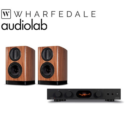 Audiolab 7000A DAC綜合擴大機 + Wharfedale 英國 AURA1 書架喇叭【公司貨保固】