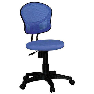 【SA794-3】藍色網布辦公椅