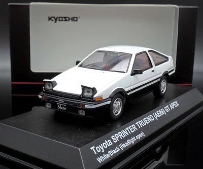【MASH】現貨瘋狂價 Kyosho 1/43 Toyota Sprinter Trueno AE86 GT白開燈版