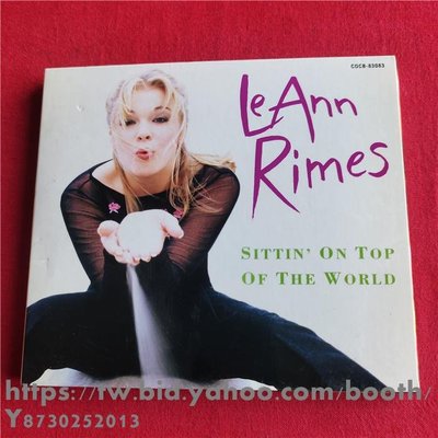 樂迷唱片~正版 39514 LeAnn Rimes  Sittin  On Top Of The World 拆封/二手