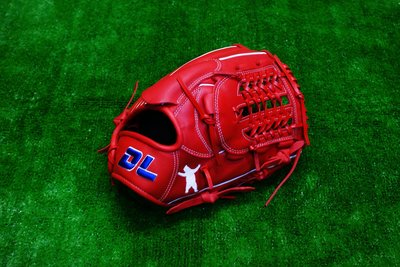 棒球世界 18年全新DL 職業組棒壘球用投手用手套特價紅色 小熊系列 特價12吋