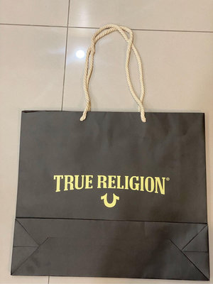 TRUE RELIGION紙袋(二手9.5成新)