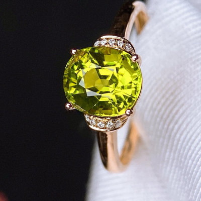 【高品珠寶】天然極品薄荷綠碧璽戒指【總重】：約10.89ct【規格】： 裸石6.8x7.8mm【】：224408691
