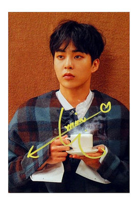 EXO 金珉錫 秀敏 XIUMIN 親筆簽名照片 宣傳照 6寸 2019.5