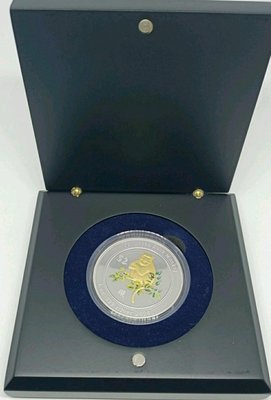 澳洲2004年生肖猴年紀念銀幣1枚（含原盒）