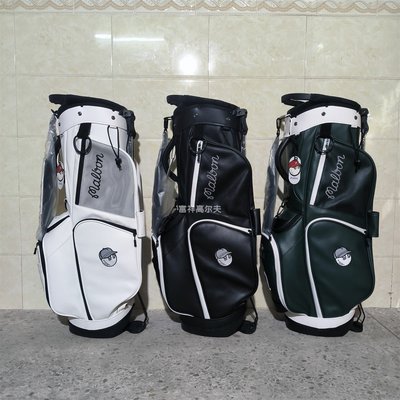 韓國Malbon漁夫高爾夫球包球桿包支架包運動球包PU面料golf球袋~特價