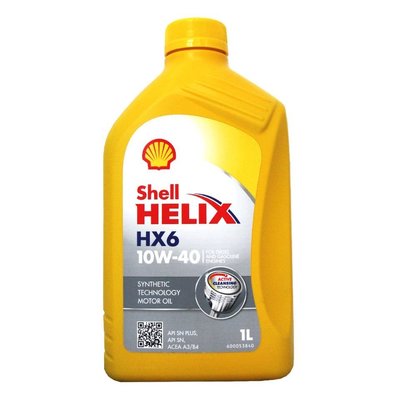 【易油網】shell HX6 10W40 合成機油 TOTAL MOBIL ENI