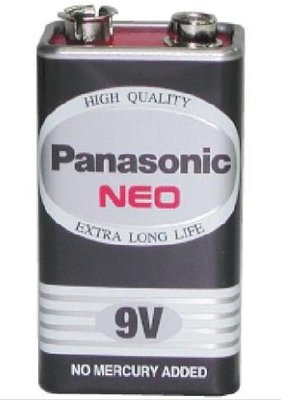 YOSO電子零件專賣~【國際牌 Panasonic 電池】9V號電池/碳鋅電池/國際牌9V碳鋅電池