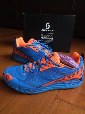 【越野天下】SCOTT T2 kinabalu 3.0 (US11 / 29cm) 藍橘 越野跑鞋