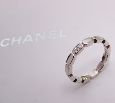 【山沽居】Chanel 附証書原廠盒 Pt950 白金 鑽石戒指