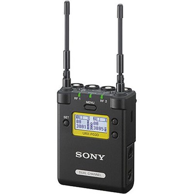 SONY URX-P03D 2通道無線麥克風接收器 505~530新頻段不受4G干擾  台中市【崇德店】公司貨