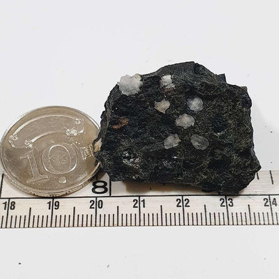 杏仁狀安山岩 28.5g 原礦 礦石 原石 石頭 教學 標本 收藏 小礦標 礦物標本 岩石標本2 M15Z