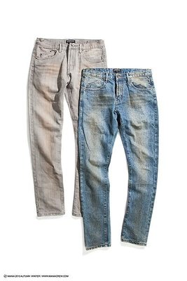 全新正品 MANIA 2013AW Dirty Washed Denim Jeans 黑牛王 SZ:32 原價3200