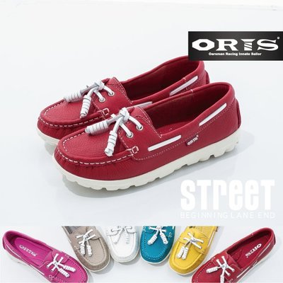 【街頭巷口 Street】ORIS 女款 頂級真皮鞋面 時尚裝飾綁帶設計 休閒女鞋 SA16650N07 紅色