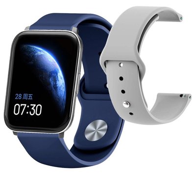 黑加手錶 錶帶 智能手錶 硅膠替換錶帶 Heyplus Watch 智慧手錶腕帶