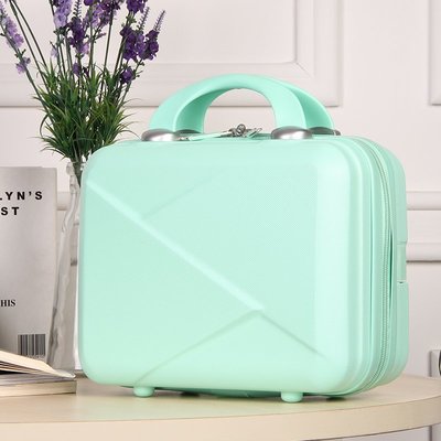 現貨：2019年新款韓版可愛14寸手提箱女化妝包學生電腦包旅行小行李箱