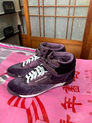 「 二手鞋 」 Reebok 高筒休閒鞋 US7.5（紫色）H