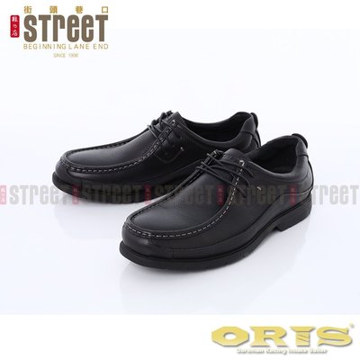 【街頭巷口 Street】ORIS 男鞋 經典 素面 紳士 舒適 休閒 皮鞋 SB16984N01 黑色