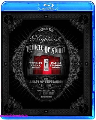 高清藍光碟  夜愿樂隊 Nightwish Vehicle of Spirit (雙藍光BD25+50)