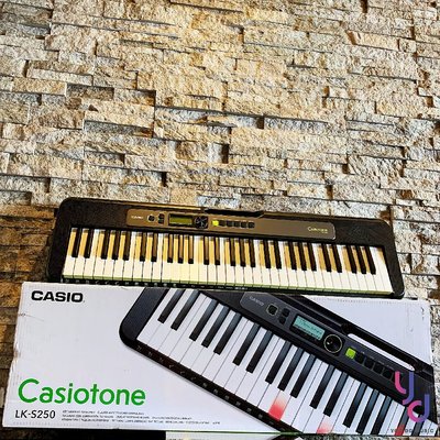 可分期 贈高階延音踏板 Casio LK-s250 S250 61鍵 手提式 魔光 電子琴 力度感應 公司貨 保固一年