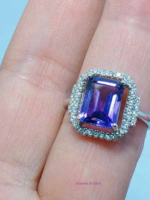 特惠商品-紫水晶戒指-2.08克拉 (Amethyst)~天然紫水晶~淺紫羅蘭~(女戒)-輕珠寶