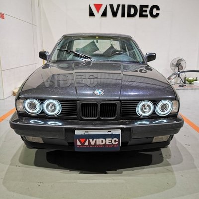 巨城汽車精品 BMW E34 ccfl光圈 魚眼大燈 總成 搭配 HID 效果100分 新竹 威德