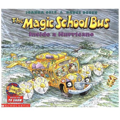 【現貨】MAGIC SCHOOL BUS INSIDE A HURRICANE THE 神奇校車英文穿越颶風 英文兒童書書籍