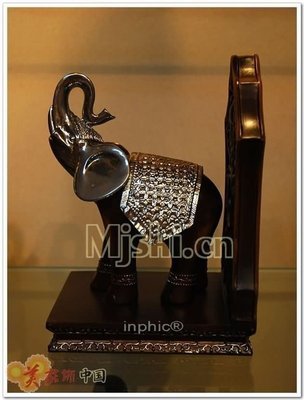 INPHIC-東南亞風格 工藝品家居擺飾 泰國佛像裝飾品 書立 大象書擋[單只]