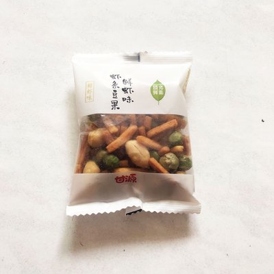 [RR小屋] 甘源牌 鮮蝦味蝦條豆果 小包裝 零食 綜合堅果 好吃 黃曉明代言