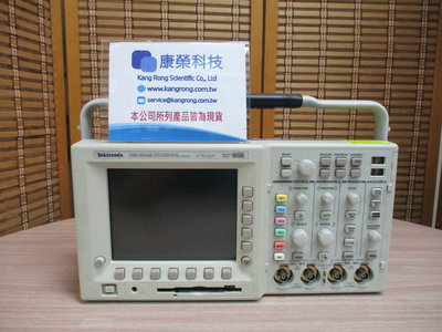 康榮科技二手儀器領導商Tektronix TDS3054B 500MHz 4CH Oscilloscope示波器附探棒