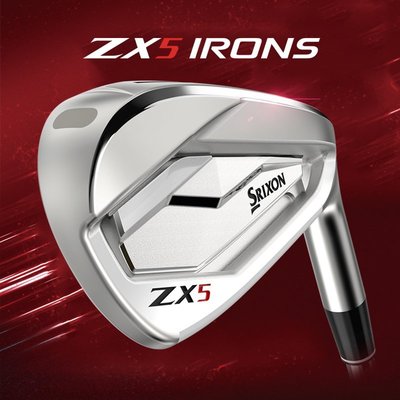 熱銷 球桿 Srixon史力勝高爾夫球桿男士鐵桿組ZX5鐵桿golf軟鐵鍛造 鋼制桿身 可開發票