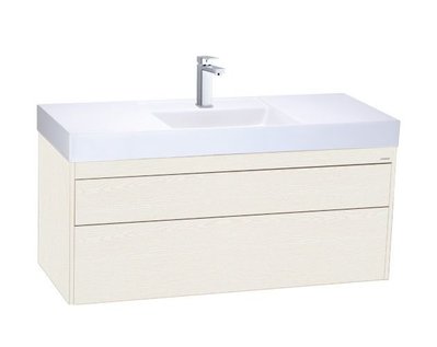 《振勝網》Caesar 凱撒衛浴 LF5388 / EH05388DW1 面盆浴櫃組 120cm 雙抽屜白胡桃 不含龍頭