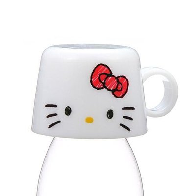 Hello Kitty 寶特瓶 水杯蓋 水杯 環保 衛生 杯 三麗鷗 KT 凱蒂貓 日貨 正版 授權 J01180298