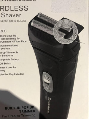 Brookstone 美國購入 男性電動刮鬍刀 全新未拆 過年出清 USB充電