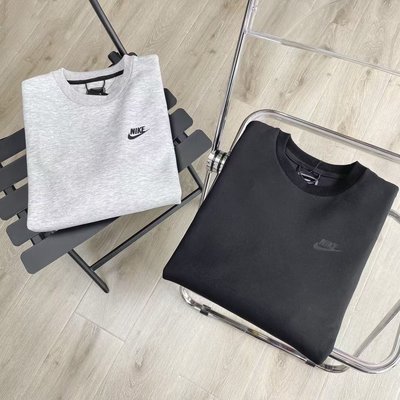 Nike Tech Fleece crew neck sweat 美國代購男子運動上衣 顏色 黑色 灰色