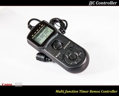 【年終促銷 】JJC有線定時電子快門線TC-80N3 / RS80-N3(適用 Canon 中高階單眼相機)