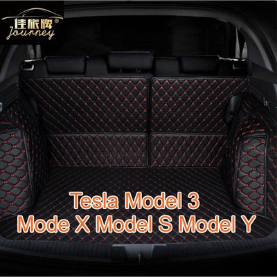 []適用Tesla Model3 ModelX ModelS ModelY後車廂墊後行李箱model 3 x y s-飛馬汽車