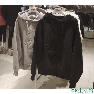 CK生活館��XL-5XL【特價】��連帽罩衫外套 批發價 正韓上衣 秋天卡通印花外套 韓妞必備 大尺碼 女生衣著休閒長袖外