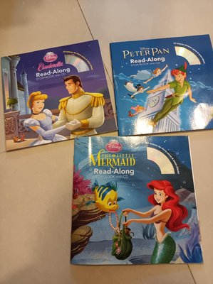 Disney 原版英文故事書 CD有聲書 單本$230/全部3本$600