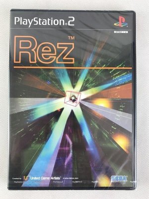 PS2 主機 《REZ》日版 全新未拆 ~ DC 太空頻道5號 /  LUMINES 音樂方塊 開發者之作 ~