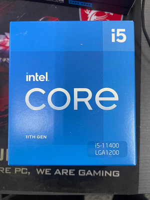 Intel CPU CORE i5-11400 LGA1200 捷元代理 公司貨 保固三年含風扇 全新蘆洲可自取4890