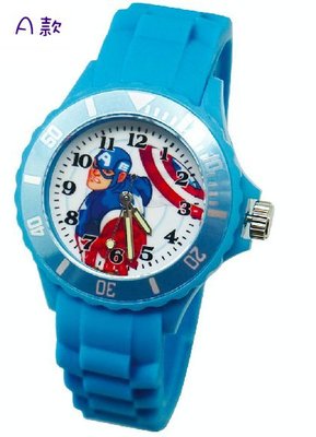 [時間達人] 漫威兒童錶授權 可愛漫威系列 MARVEL台灣製造 蜘蛛人 鋼鐵人 美國隊長兒童錶 休閒錶